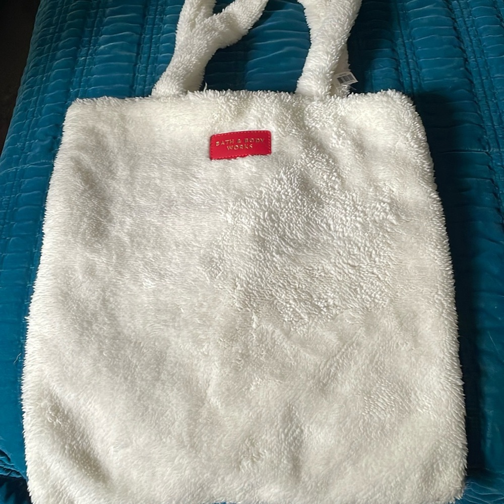 Bath and Body Works Sherpa tote